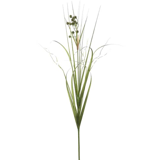 4 Pack: Green Grass With Pomp Balls Spray